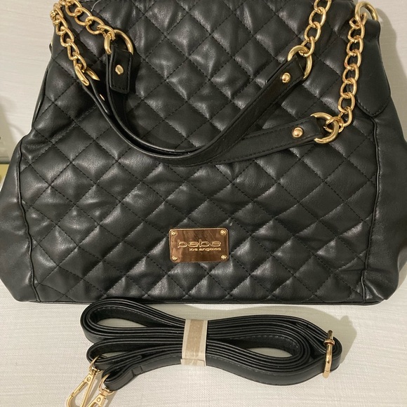 bebe Handbags - Bebe leather satchel!